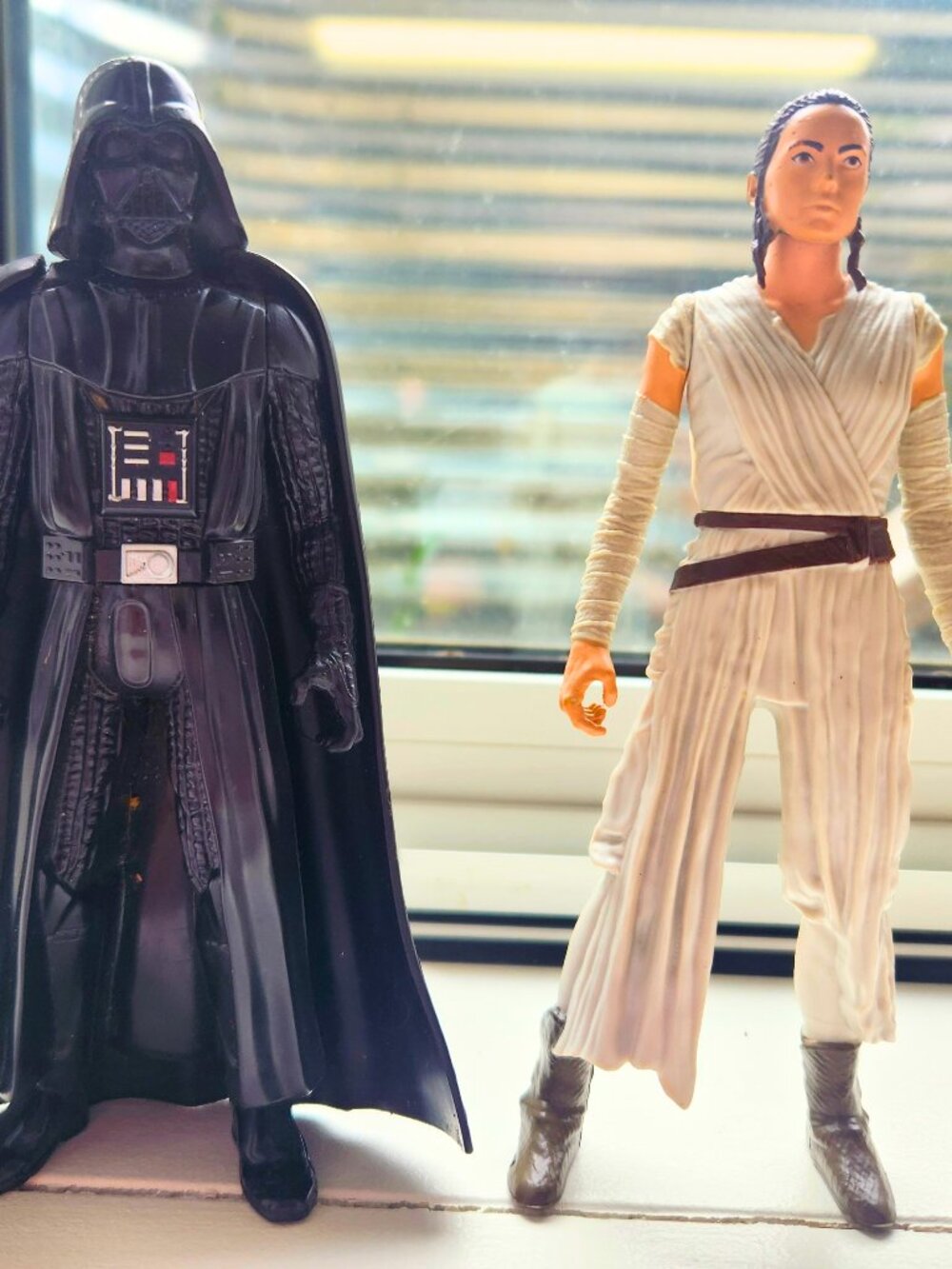 Star Wars Hasbro Darth Vader & Rey Action Figure Lot